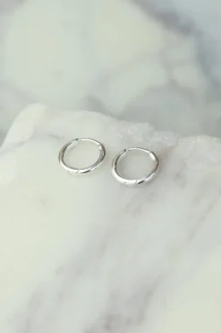Online Alda Silver hoops Earrings