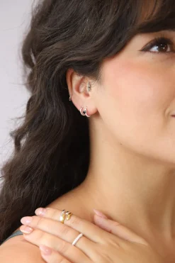 Online Alda Silver hoops Earrings