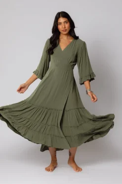 Clearance Alyce Wrap Dress Free Size|Dresses