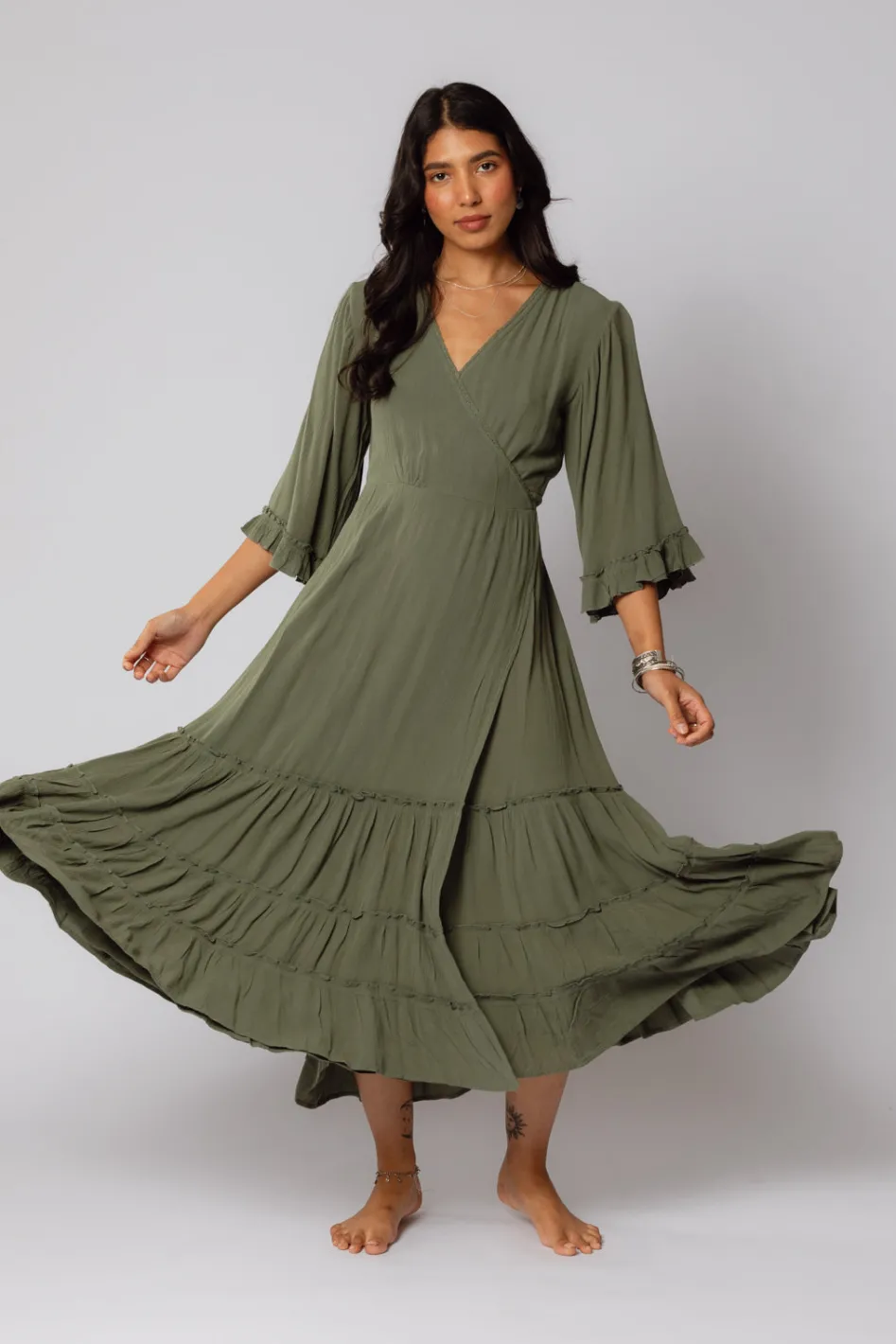 Clearance Alyce Wrap Dress Free Size|Dresses