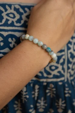 New Amazonite Beaded Bracelet Fashion Jewellery|Bangles & Bracelets