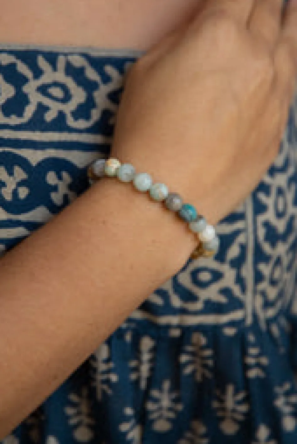 New Amazonite Beaded Bracelet Fashion Jewellery|Bangles & Bracelets