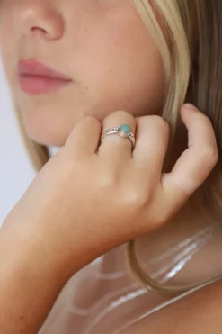 Clearance Amazonite Uko Ring Rings