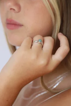 Clearance Amazonite Uko Ring Rings