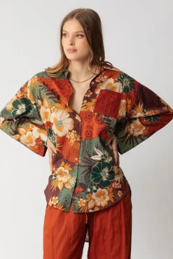 Outlet Amber Shirt Free Size|Tops & Shirts