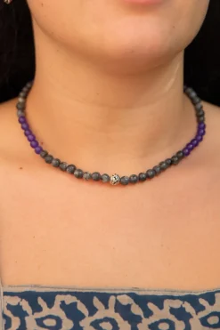 Outlet Amethyst and Moonstone Beaded Necklace Fashion Jewellery|Necklaces And Pendants