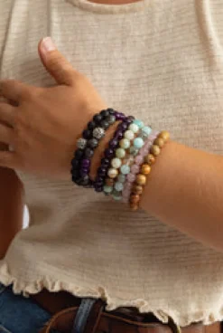 Best Amethyst and Moonstone Beaded Bracelet Fashion Jewellery|Bangles & Bracelets
