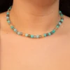Fashion Aqua Labradorite Beaded Necklace Fashion Jewellery|Necklaces And Pendants