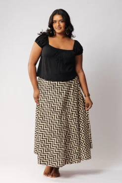 New Bagru Wrap Skirt Free Size|Skirts