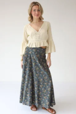 Sale Bagru Wrap Skirt Free Size|Skirts