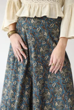 Sale Bagru Wrap Skirt Free Size|Skirts