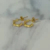 Discount Bamboo Gold Hoops Studs And Hoops|Earrings