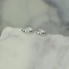 Clearance Blade Silver Hoops Earrings