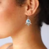 Clearance Blue Copper Turquoise Harta Earrings Earrings