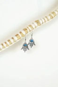 Clearance Blue Copper Turquoise Harta Earrings Earrings