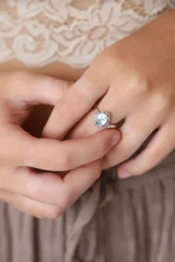 Fashion Blue Topaz Fabia Ring Rings