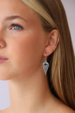 New Blue Topaz Regal Earrings Earrings