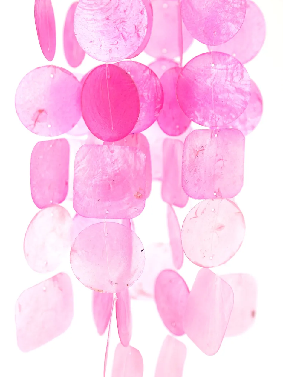 Discount Blush Harmony Capiz Windchime Dreamcatchers & Hangings