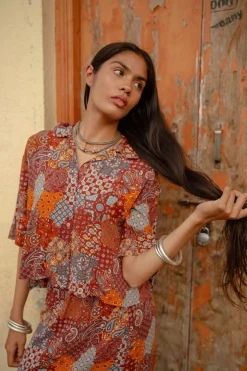 Fashion Butterfly Shirt Tops & Shirts