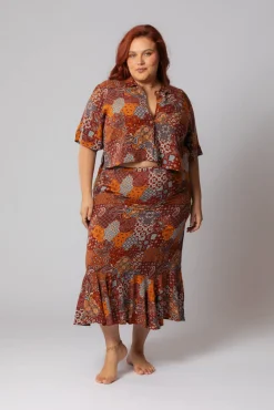 Fashion Butterfly Shirt Tops & Shirts