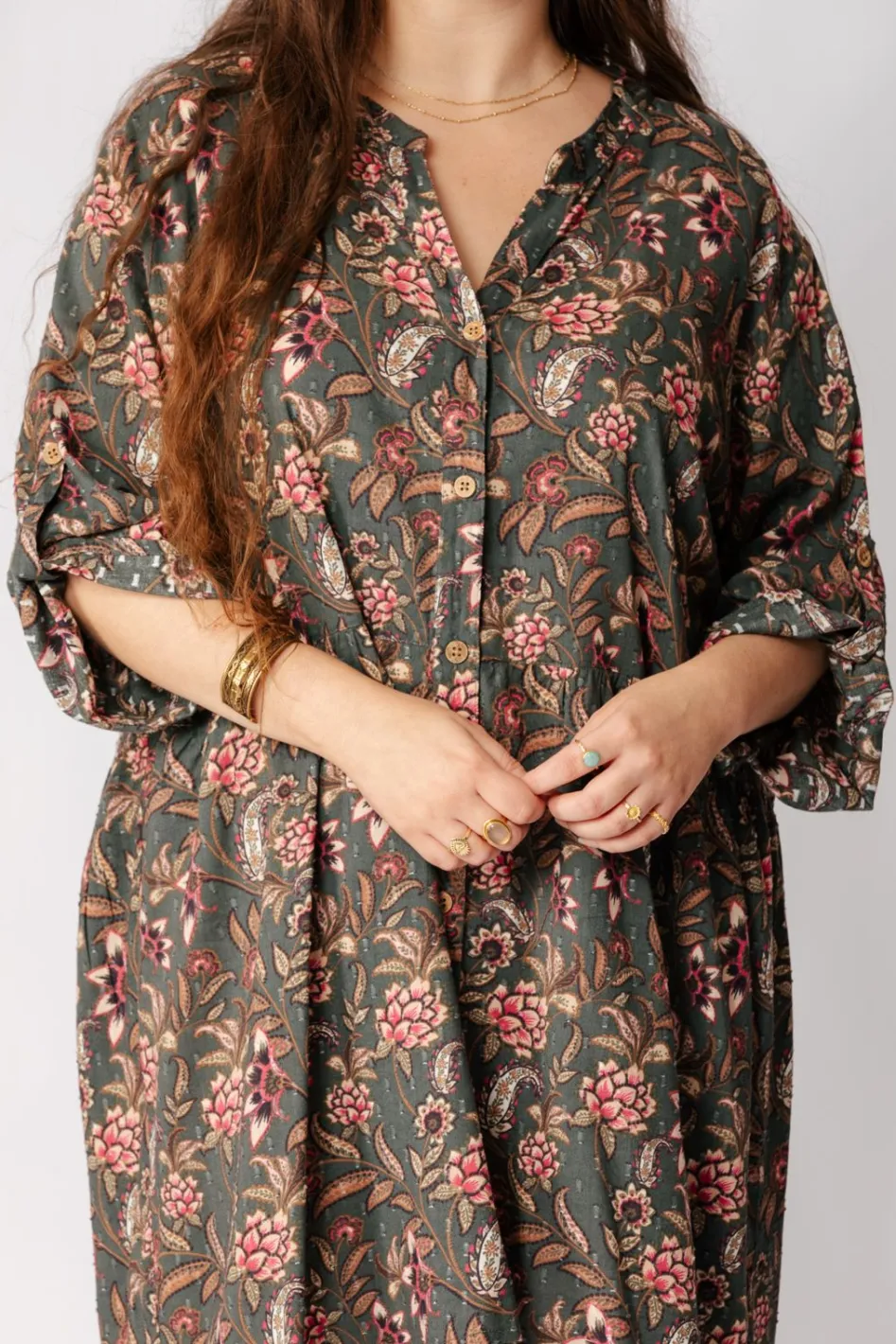 Sale Cadence Shirt Dress Free Size|Dresses