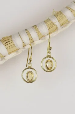 Fashion Citrine Molly Earrings Earrings