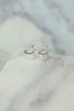 Online Cora Silver Studs Studs And Hoops|Earrings