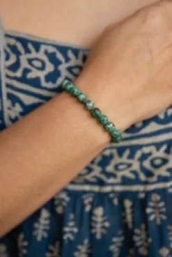 Hot Dalmatian Jasper Beaded Bracelet Fashion Jewellery|Bangles & Bracelets