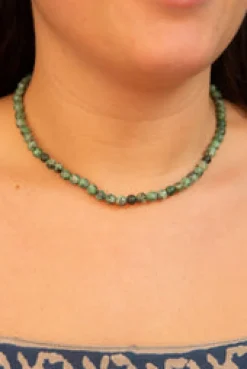 Hot Dalmatian Jasper Beaded Necklace Fashion Jewellery|Necklaces And Pendants