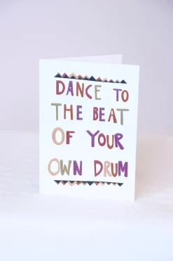 Hot Dance to the Beat of Your Own Drum Greeting Card Books & Greeting Cards