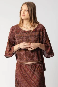 Outlet Dragonfly Top Free Size|Tops & Shirts