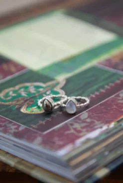 Discount Empress Pyrite Tearshape Ring Rings