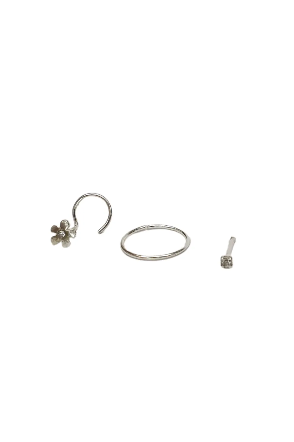 Outlet Flora Zirconia Nose Stud Pack Body Jewellery