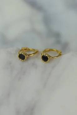 Online Galaxy Gold Hoops Earrings