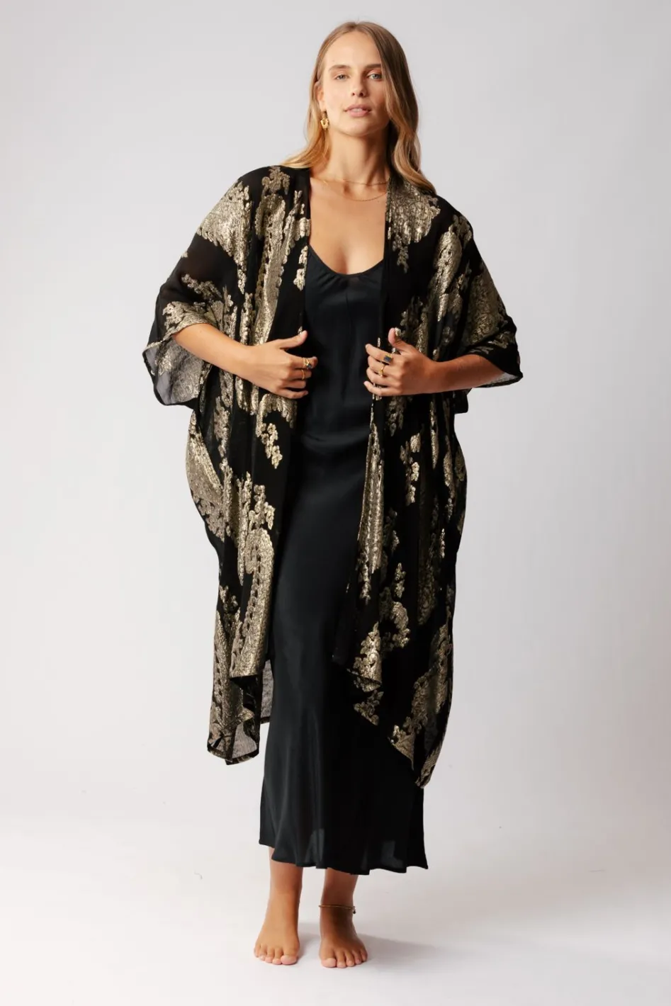 Fashion Glimmer Kimono Free Size|Kimonos & Dusters