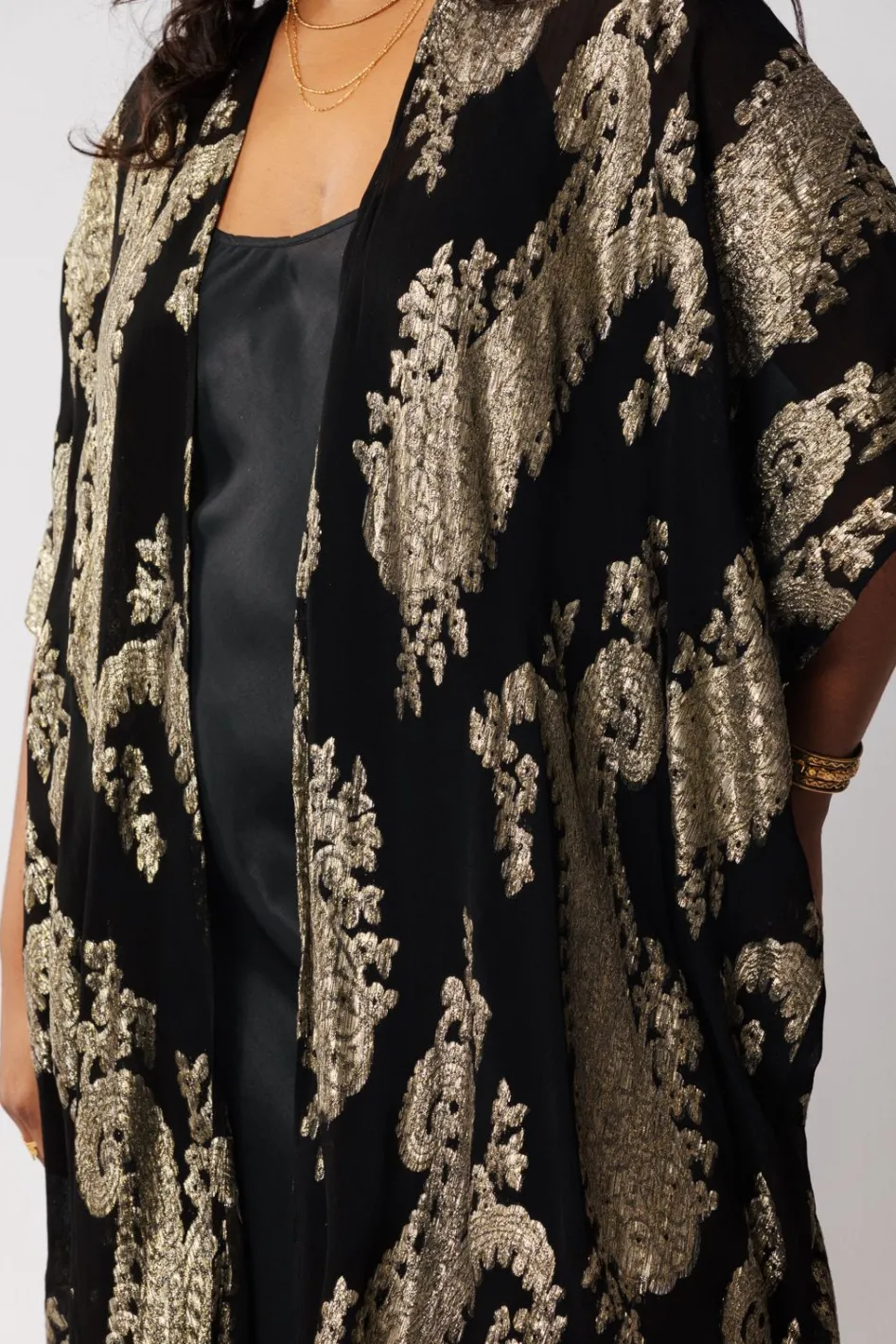 Fashion Glimmer Kimono Free Size|Kimonos & Dusters