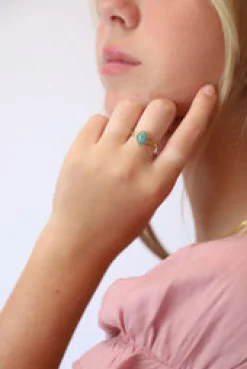 Discount Gold Amazonite Ada Ring Rings