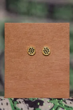 Outlet Gold Black Spinel Studs Studs And Hoops|Earrings