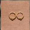 Hot Gold Circle Studs Studs And Hoops|Earrings