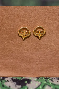 Sale Gold Ikat Point Studs Studs And Hoops|Earrings