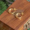 Online Gold Jila Stud Hoops Studs And Hoops|Earrings