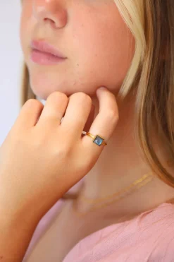 Best Gold Labradorite Jolie Ring Rings