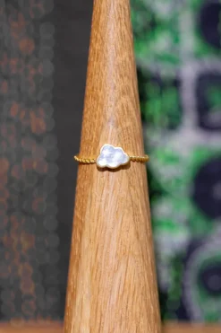 Fashion Gold Mother of Pearl Cloud Ring Rings