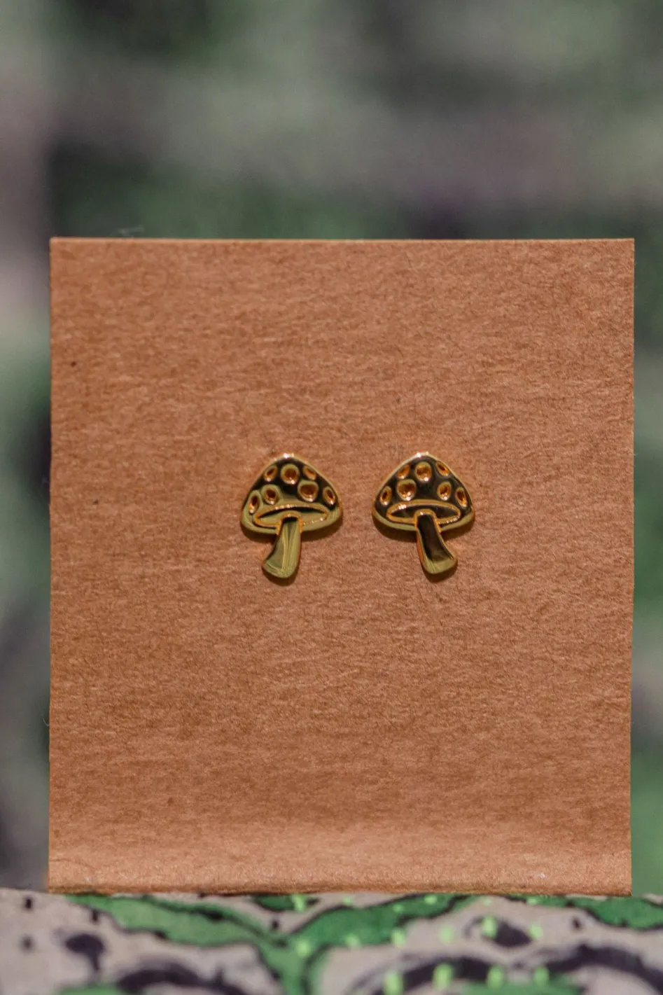Online Gold Mushroom Studs Studs And Hoops|Earrings