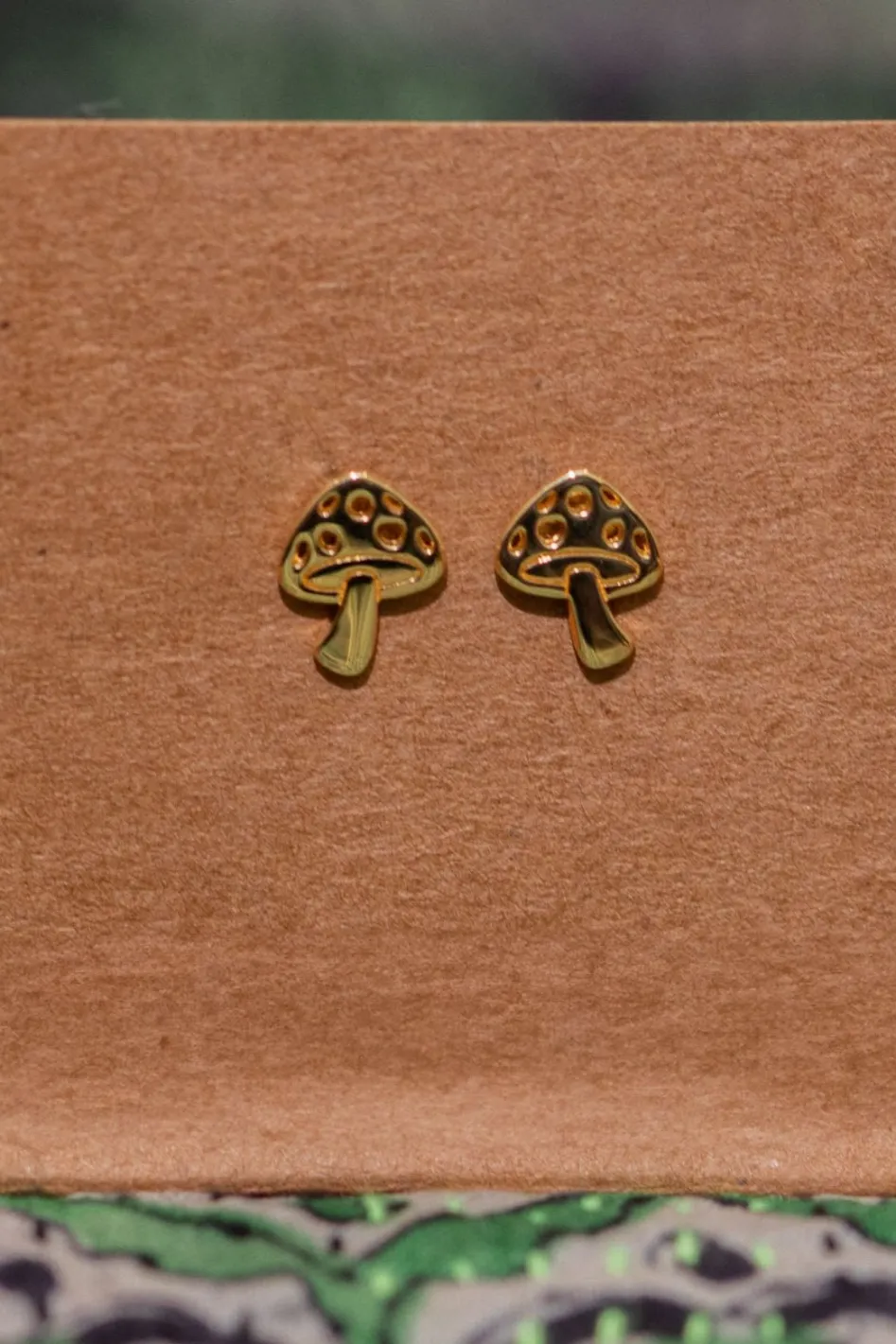 Online Gold Mushroom Studs Studs And Hoops|Earrings