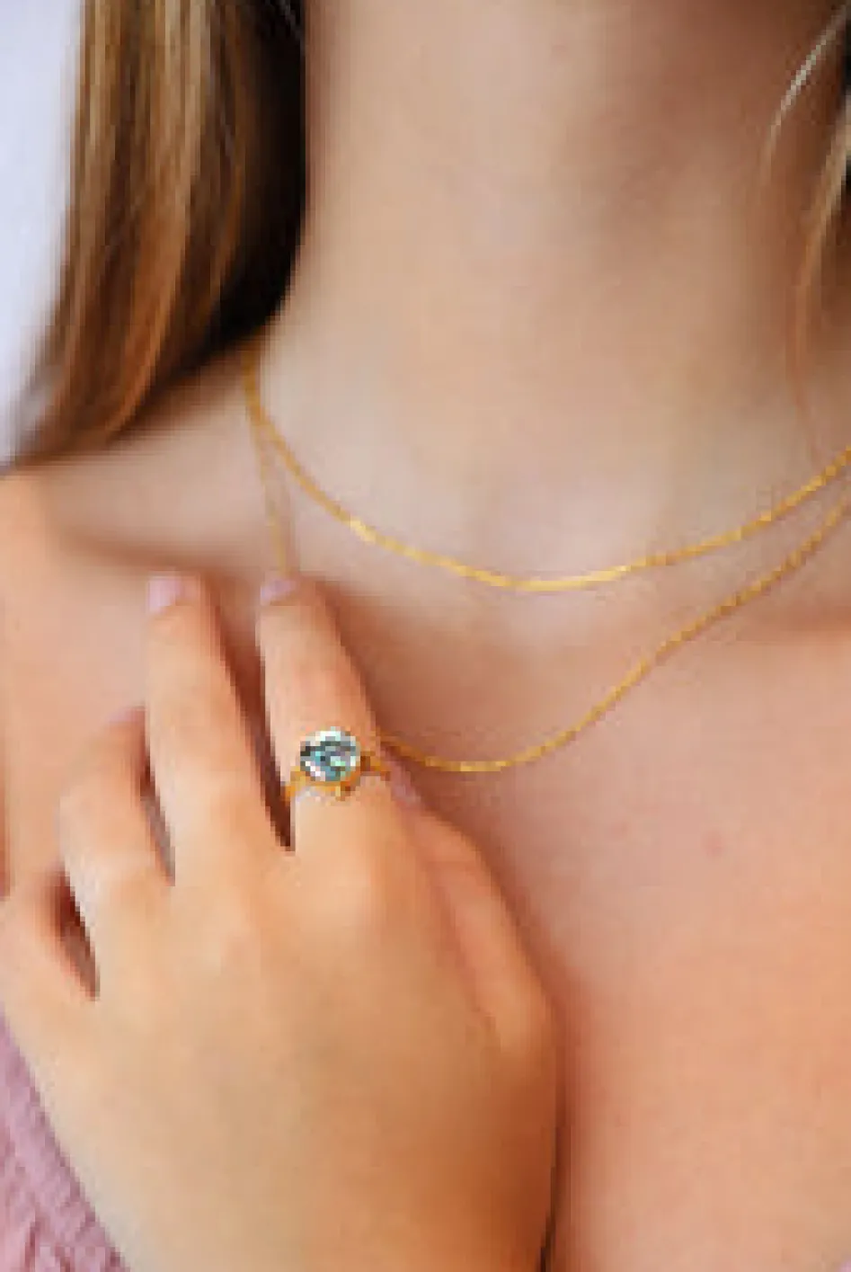 Best Gold Paua Shell Yuet Ring Rings