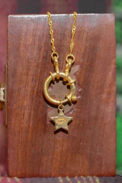 Discount Gold Starry Eye Pendant Necklaces And Pendants