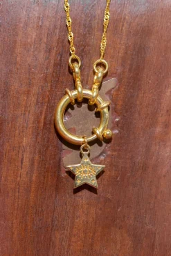 Discount Gold Starry Eye Pendant Necklaces And Pendants