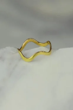 Sale Gold Wave Ring Rings