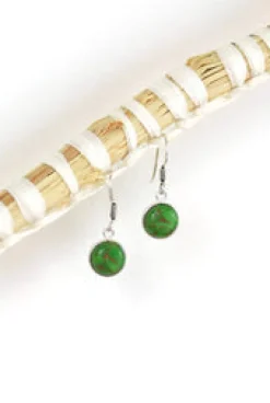 Best Green Copper Turquoise Irma Earrings Earrings